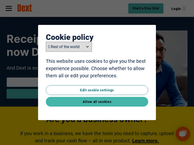 'receipt-bank.com' screenshot
