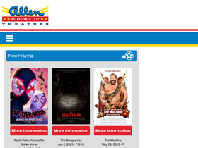 'allentheatresinc.com' screenshot