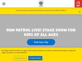 'pawpatrollive.com' screenshot