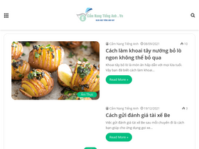 'camnangtienganh.vn' screenshot
