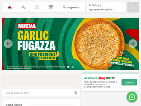 'papajohns.cl' screenshot