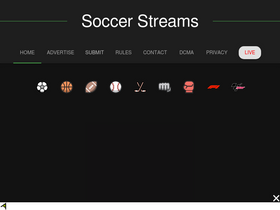 'soccerstreams100.io' screenshot