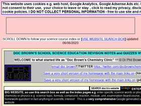 'docbrown.info' screenshot