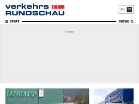 'verkehrsrundschau.de' screenshot