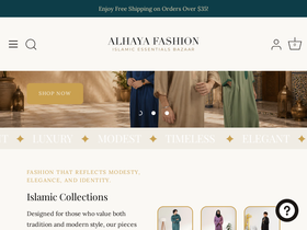 AlHaya Fashion homepage screenshot