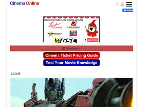 'cinema.com.my' screenshot