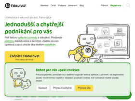 'fakturoid.cz' screenshot