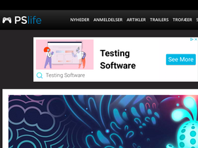 'pslife.dk' screenshot
