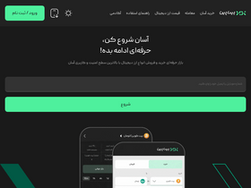 'bitpin.ir' screenshot