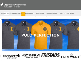 'bestworkwear.co.uk' screenshot
