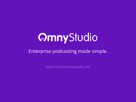 'omny.fm' screenshot