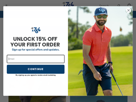 1764golf.com homepage screenshot