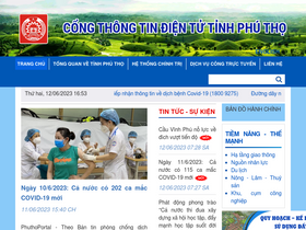 'phutho.gov.vn' screenshot