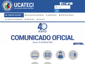 'ucateci.edu.do' screenshot