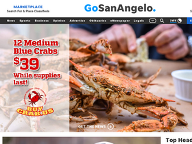 'gosanangelo.com' screenshot