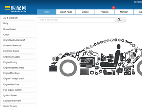 'niparts.com' screenshot