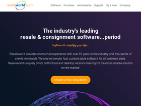 'resaleworld.com' screenshot