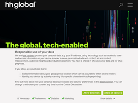 'hhglobal.com' screenshot