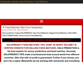 Solobet tips deals