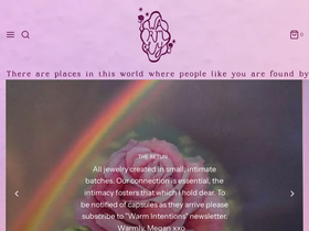 warmlybymegan.com homepage screenshot