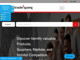 'tradesparq.com' screenshot