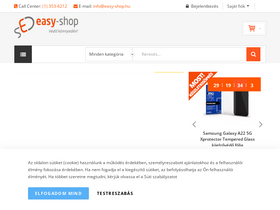 'easy-shop.hu' screenshot