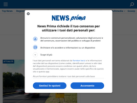 'newsprima.it' screenshot