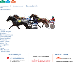 'infos-entrainement.fr' screenshot