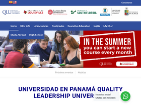 'qlu.ac.pa' screenshot