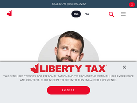 'libertytaxcanada.ca' screenshot