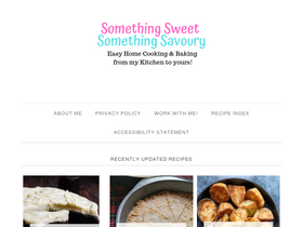'somethingsweetsomethingsavoury.com' screenshot