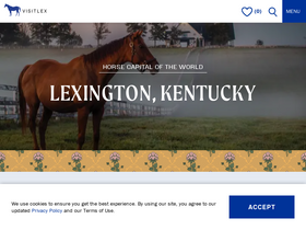 'visitlex.com' screenshot