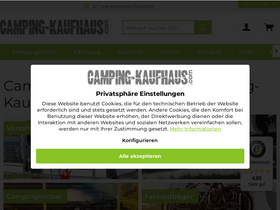 'camping-kaufhaus.com' screenshot