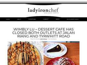'ladyironchef.com' screenshot