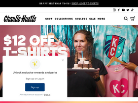 'charliehustle.com' screenshot