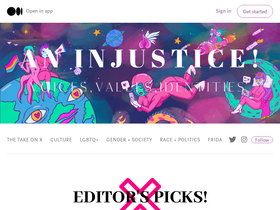 'aninjusticemag.com' screenshot