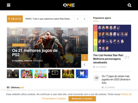 'onegamer.com.br' screenshot