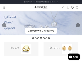 Jewelcolondon homepage screenshot