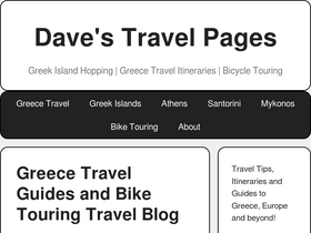 'davestravelpages.com' screenshot