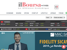 'ilboursa.com' screenshot