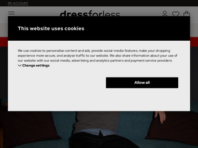 'dress-for-less.com' screenshot