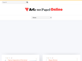 'artenopapelonline.com.br' screenshot