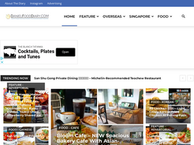 'danielfooddiary.com' screenshot
