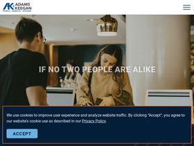 'adamskeegan.com' screenshot