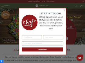 Lynch Creek Farm, LLC homepage screenshot