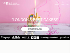 'angesdesucre.com' screenshot