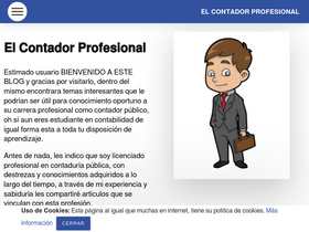'elcontadorprofesional.com' screenshot