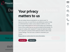 'pinsentmasons.com' screenshot
