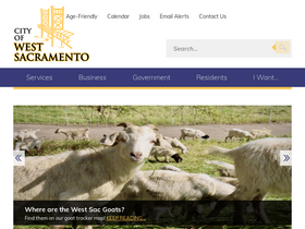 'cityofwestsacramento.org' screenshot