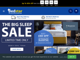 'bedstar.co.uk' screenshot